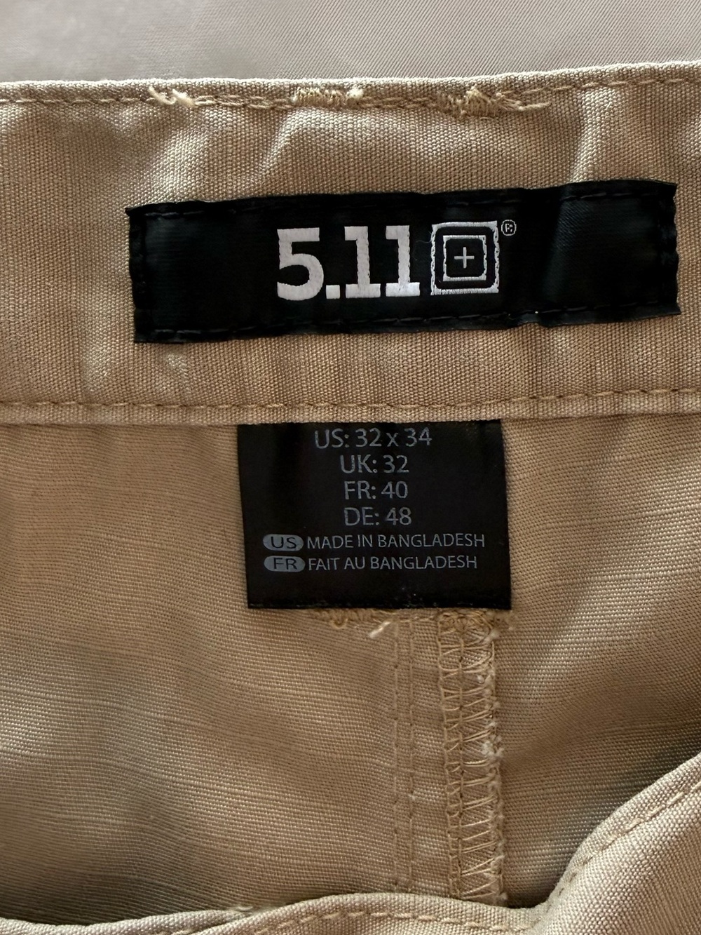 5.11 Tactical Men's Taclite Pro Cargo Pants Light Tan Khaki Sz 32 - Picture 3 of 10